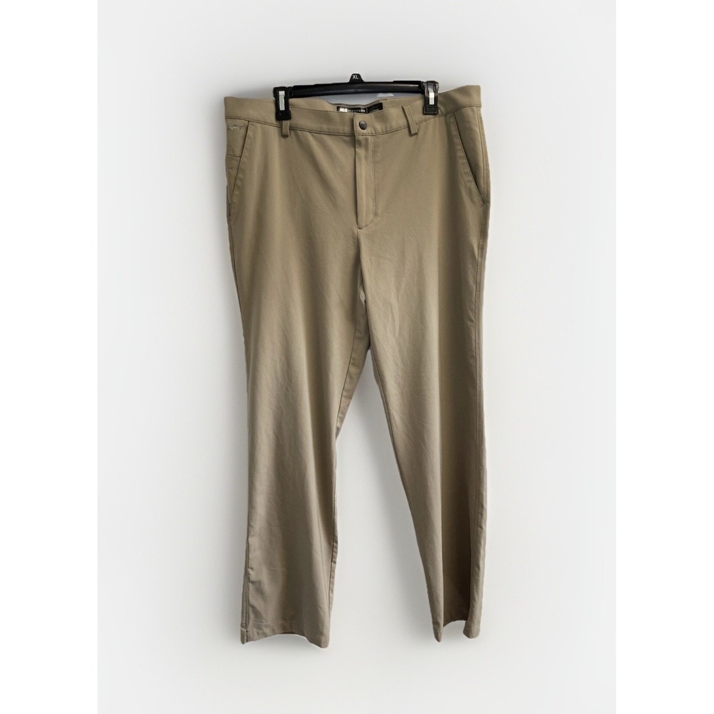 Greg Norman ML75 Micro Lux Golf Pant Men's Size 35X32 Khaki Stretch Play Dry